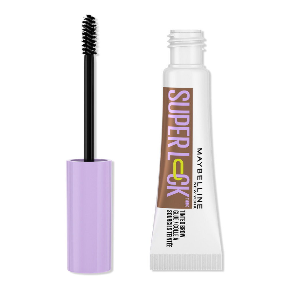 Maybelline Super Lock Brow Glue Tinted Waterproof Eyebrow Gel - Medium Brown | Ulta