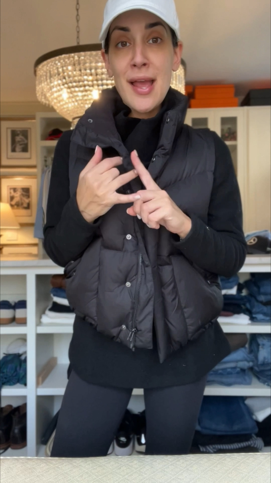 Fleece turtleneck and puffer vest - maximum comfort 

#LTKmomlife #LTKActive