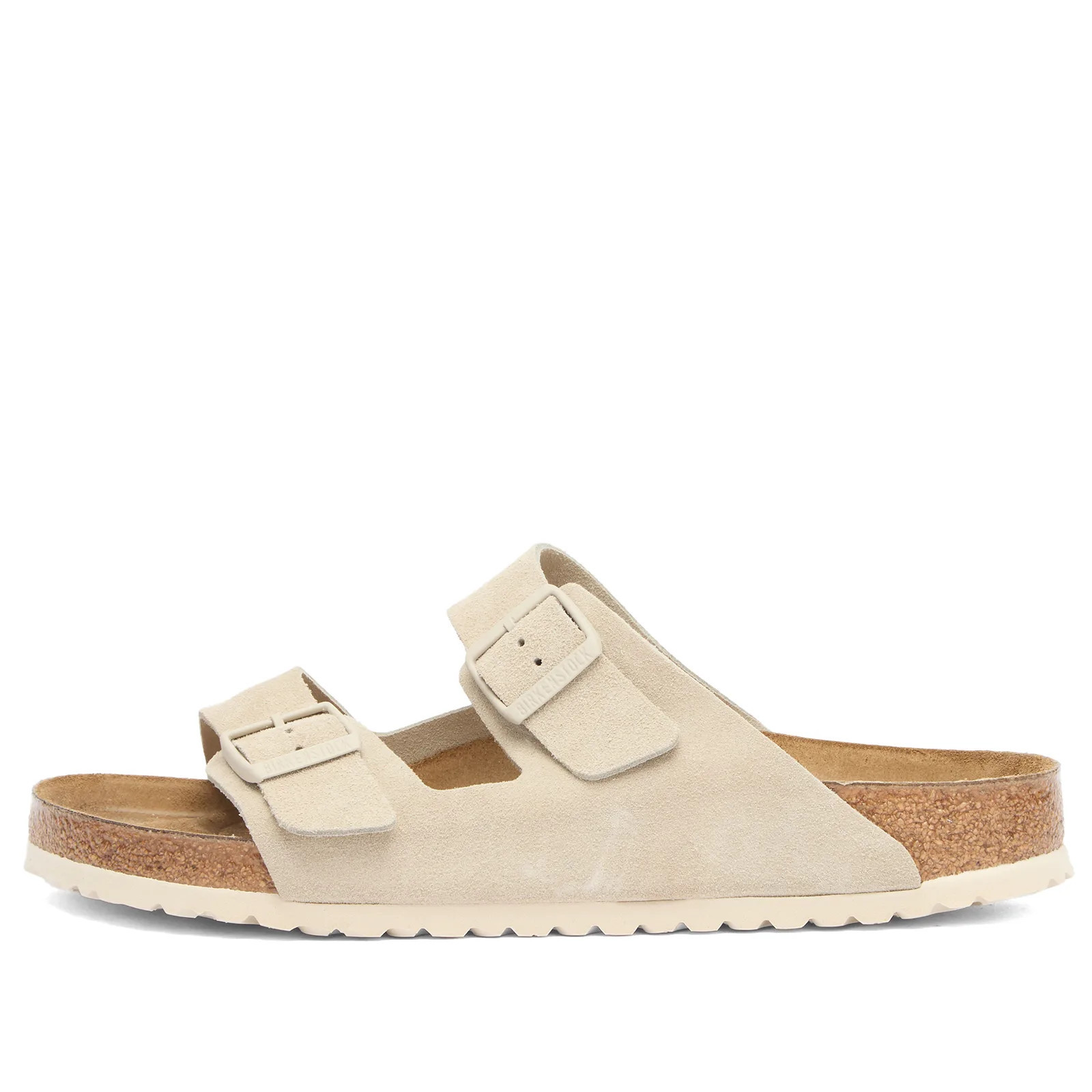 Birkenstock Arizona in Oyster Suede, Size UK 10.5 | END. Clothing