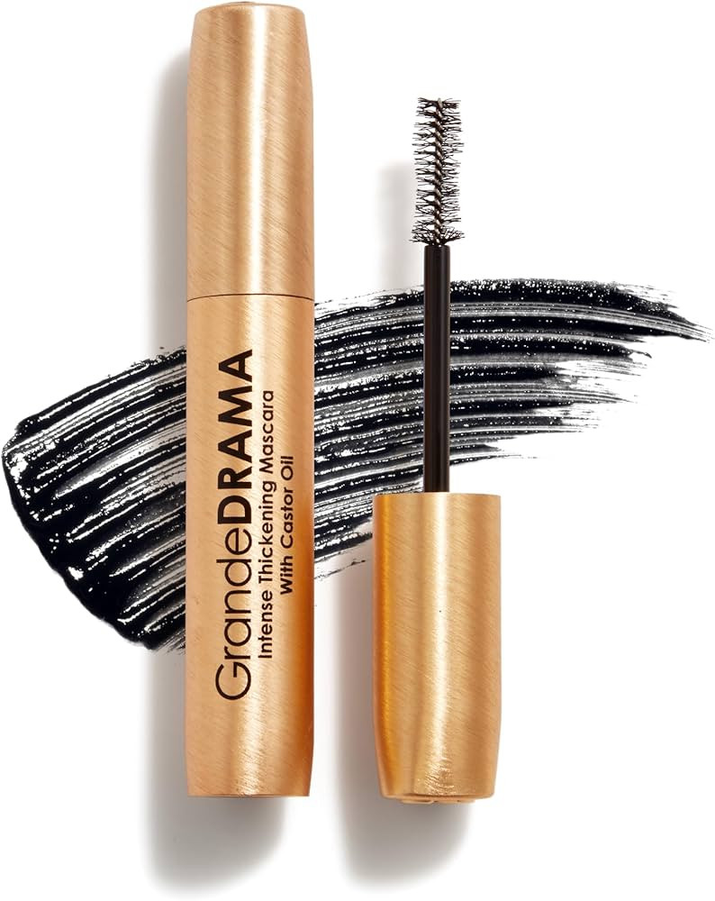 Grande Cosmetics GrandeDRAMA Intense Thickening Mascara with Castor Oil, Volumizing, Conditioning... | Amazon (US)