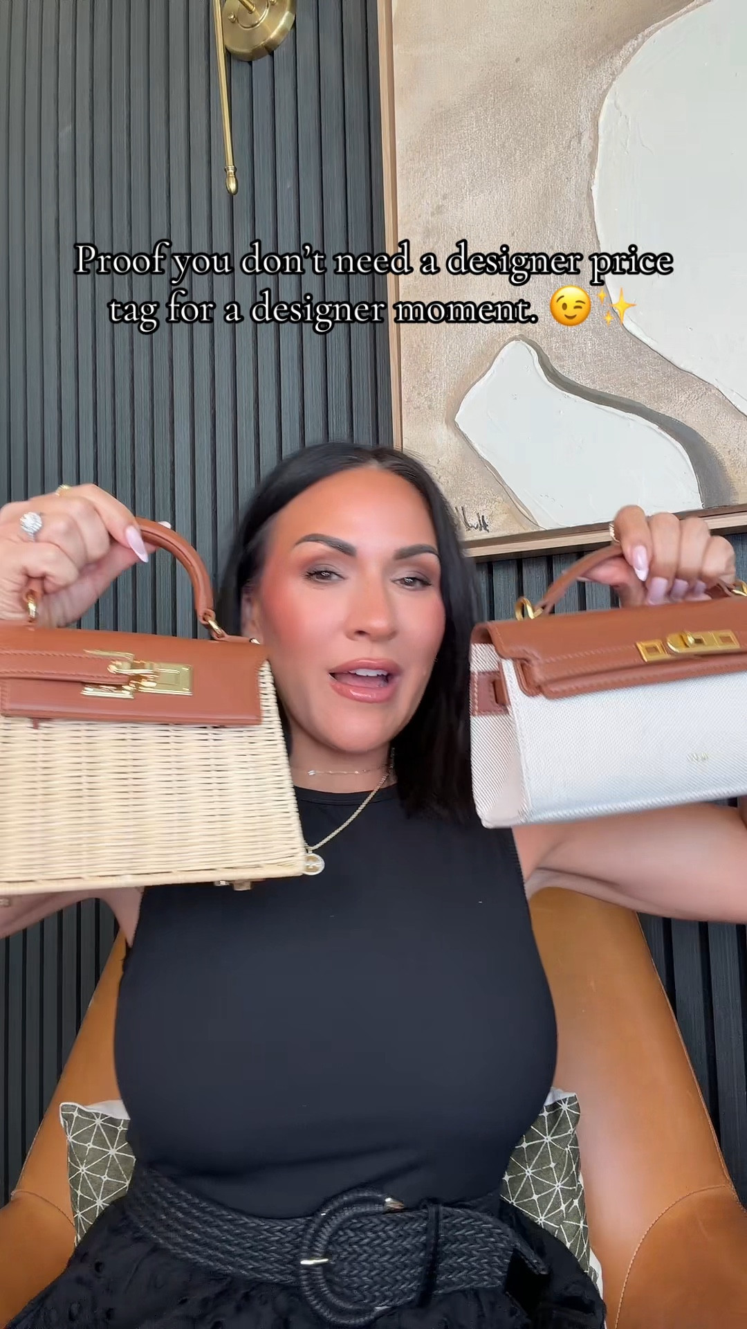 BABES… these bags look like they belong somewhere on a glass shelf in a luxury boutique… not casually sitting in my Amazon cart. 🤭

The structure, the woven detail, the little top handle moment… they instantly elevate even the simplest outfits. Think brunch, spring events, vacations, or just feeling extra put together running errands.

Which one are you grabbing… the woven neutral or the classic two-tone? 👀

#AmazonFashion #SpringStyle #PetiteFashion #Over40Style #AffordableStyle
-
@Amazon Influencer Program @Amazon Fashion @JW PEI 
