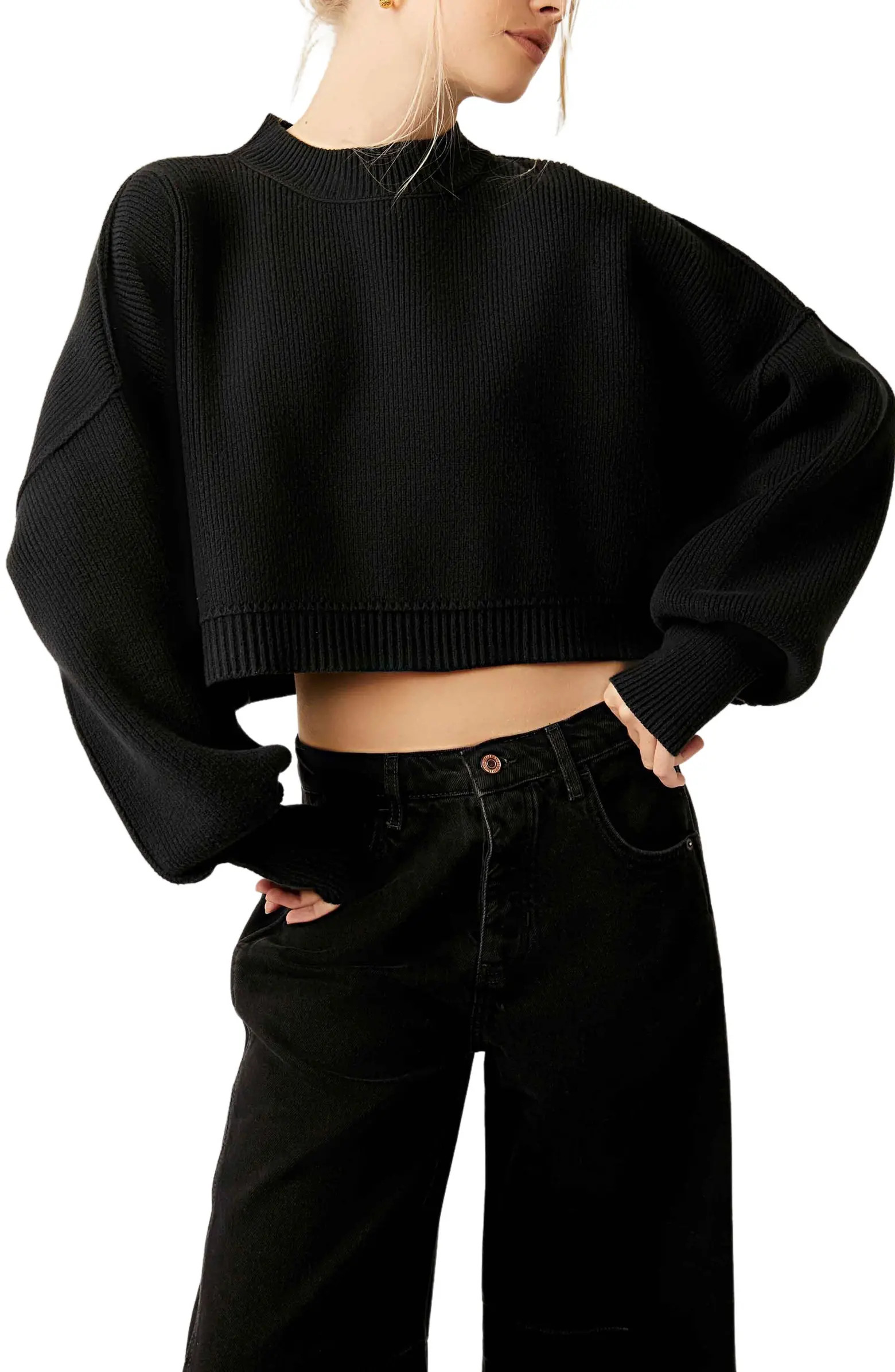 Easy Street Crop Pullover | Nordstrom