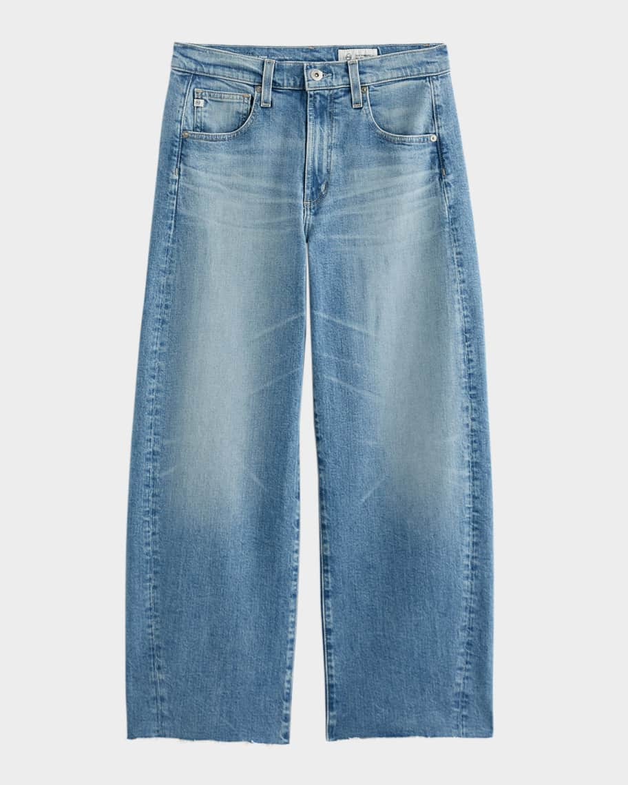 AG Jeans Hattie Crop Barrel Jeans | Neiman Marcus