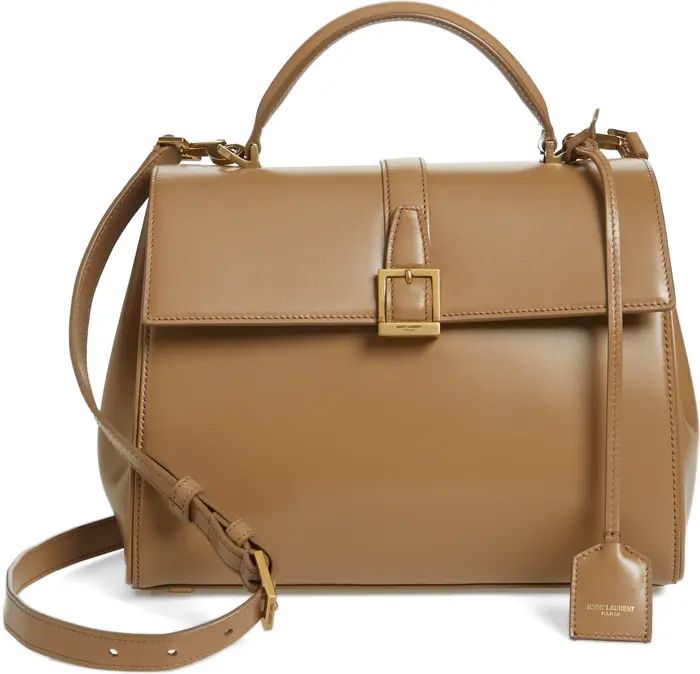 Small Le Fermoir Leather Top Handle Bag | Nordstrom