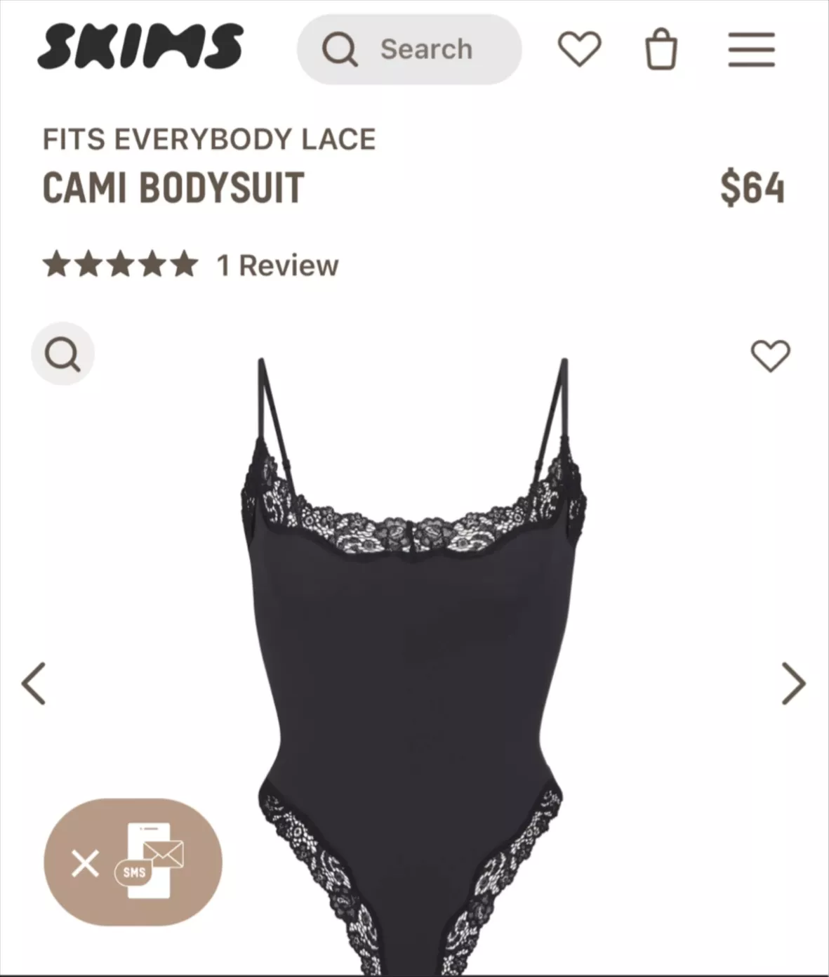 FITS EVERYBODY LACECAMI BODYSUIT$64 curated on LTK