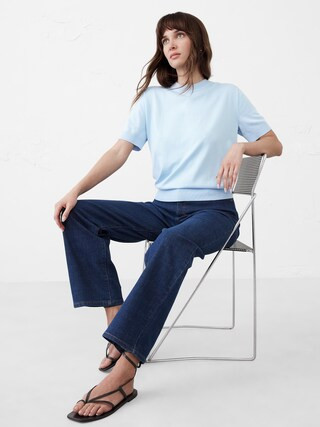 Forever Short-Sleeve Sweater | Banana Republic Factory