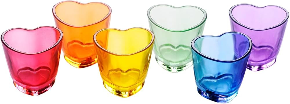 Shot Glasses, 1.5oz Soju Shot Glasses Sets of 6/Espresso Shot Glasses/Rainbow Shot Glasses/Bulk S... | Amazon (US)