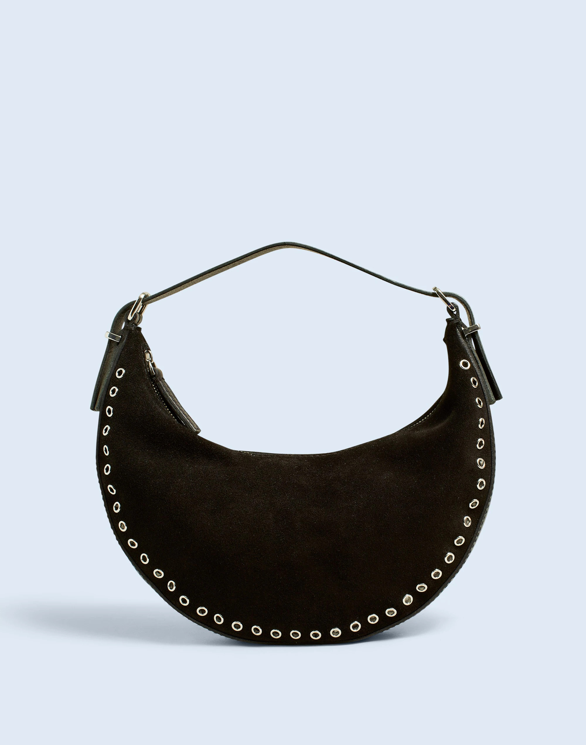The Essential Convertible Top Handle Crossbody Mini Bag in Embellished Suede | Madewell