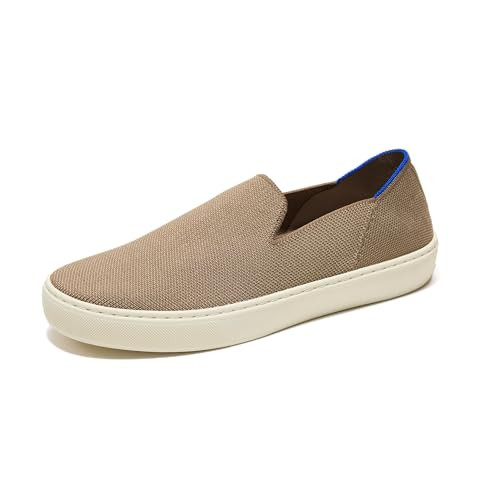 Rothy's The Original Slip On Sneaker, Women's Casual Fashion Shoes, Latte Coffee Brown, Made from Recycled Plastic Bottles & Machine Washable, Size 12.5 | Amazon (US)