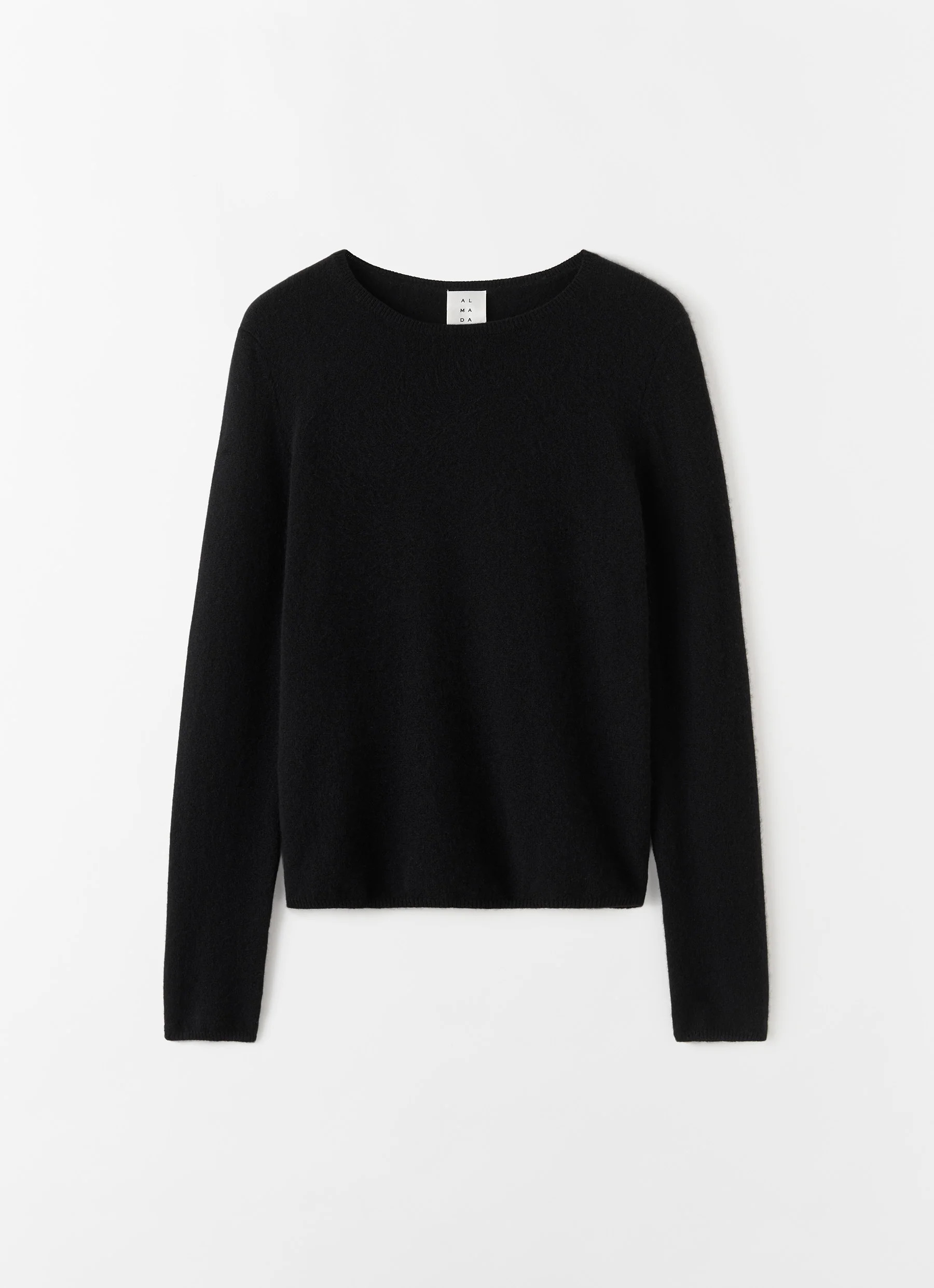 Awa Crewneck Sweater, black | Almada Label