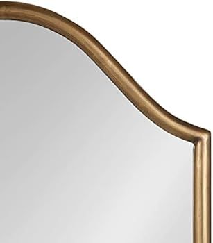 Kate and Laurel Fellows Traditional Scalloped Arched Wall Mirror, 18 x 24, Gold, Decorative Vinta... | Amazon (US)