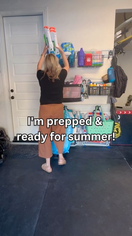 Mama’s summer is almost here ☀️🏄🐠

I gathered all our summer, pool, and beach toys and organized them in our garage so that they were easy to find. 

I LOVE my garage wall organization system and have used these organizers for years!! 

Who else is excited for summer? I sure am!! 😎

#LTKFamily #LTKVideo #LTKHome