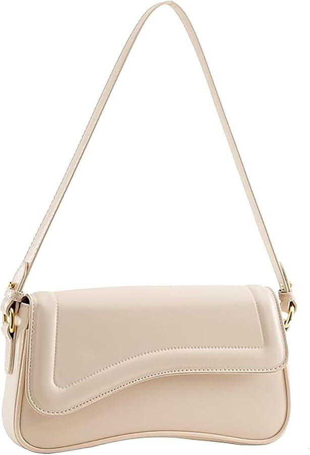 Small Shoulder Bag for Women Clutch Hobo Purse with Zipper Crossbody Purse Retro Vegan Leather To... | Amazon (US)