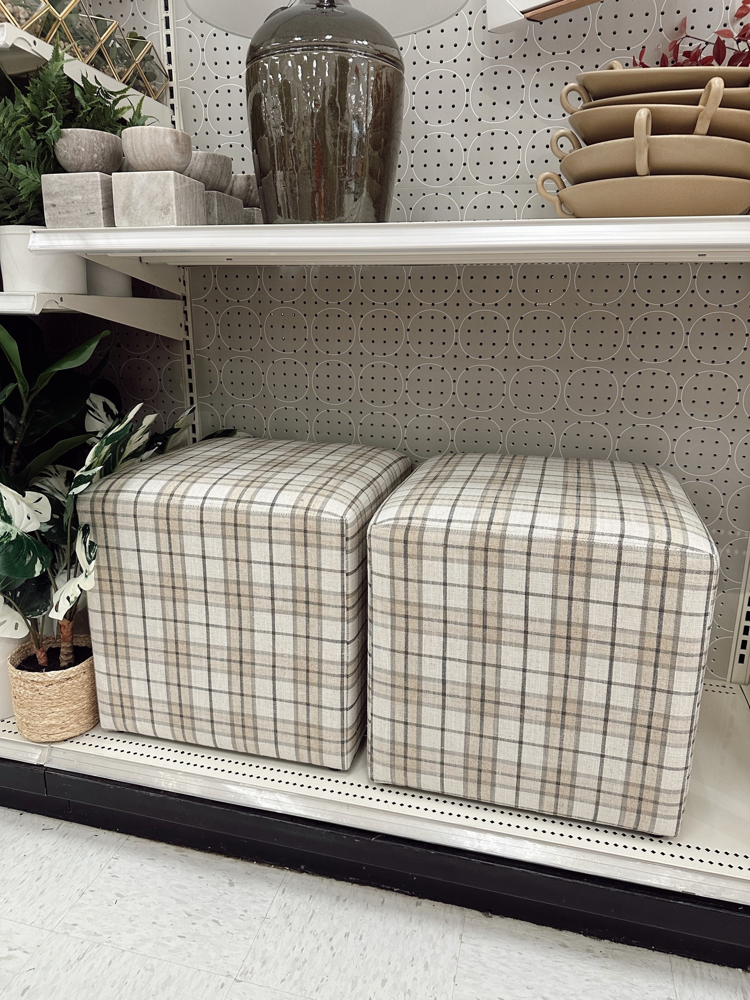 This plaid ottoman is so pretty 

#LTKFind #LTKhome #LTKSeasonal