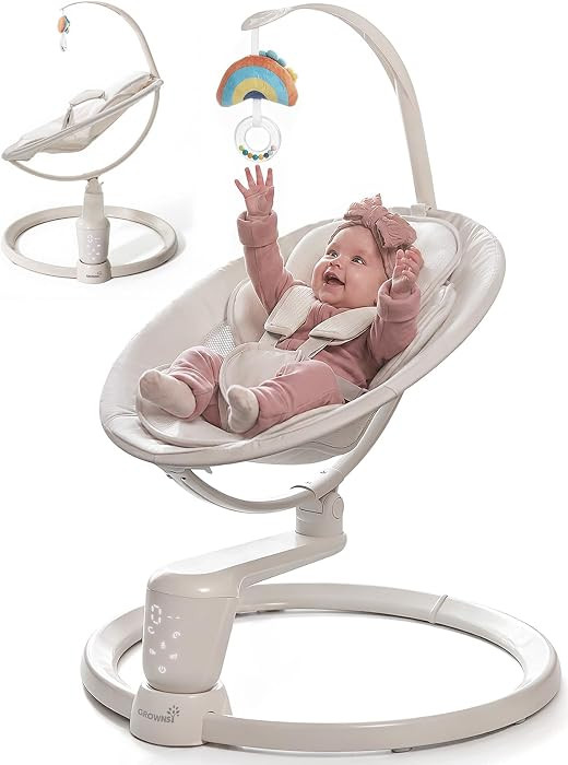 Grownsy Baby Swings for Infants, Dual Motion Side-to-Side & Front-to-Back | Amazon (US)