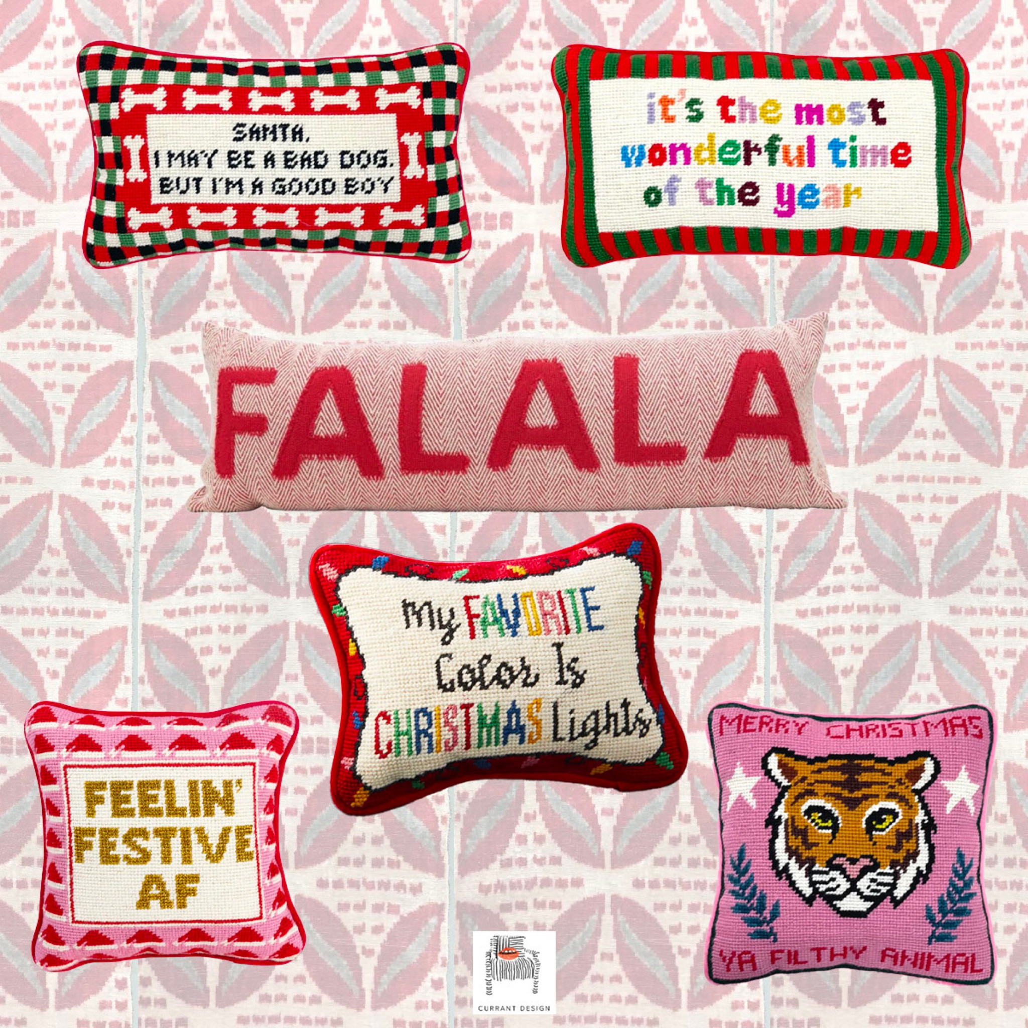 Add some festive holiday decor to your home with playful and whimsical needlepoint pillows! Shop our edit and save a bundle!

#LTKHoliday #LTKSeasonal #LTKCyberweek