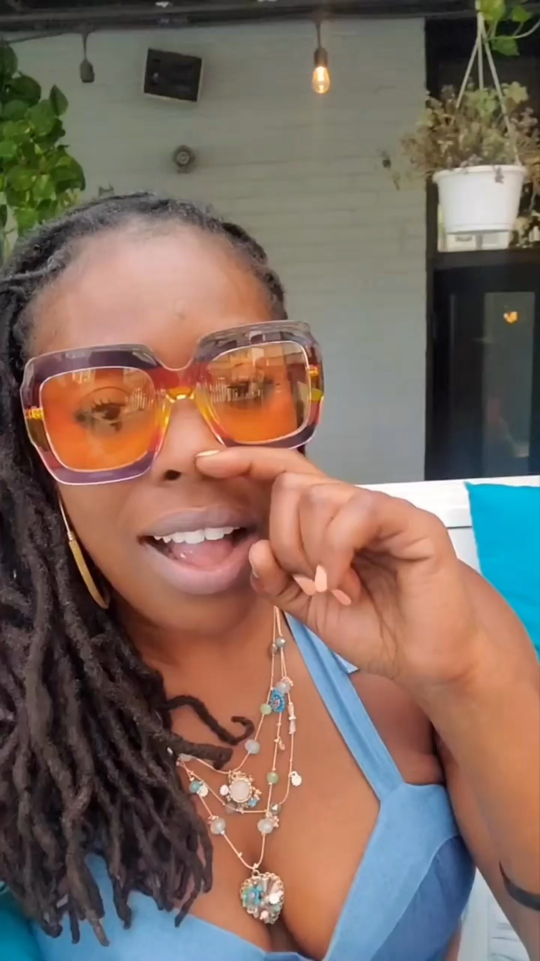 The little things make a huge difference.

Eye wear ✔️
Necklace ✔️
Earrings and bracelet ✔️ 
Big vibes and energy! ✔️✔️

Whatever you choose to wear, do not forget your confidence.

P.S. I use the pipe cleaners to curl my locs.

#LTKSummerEdit #LTKStyleTip #LTKOver40