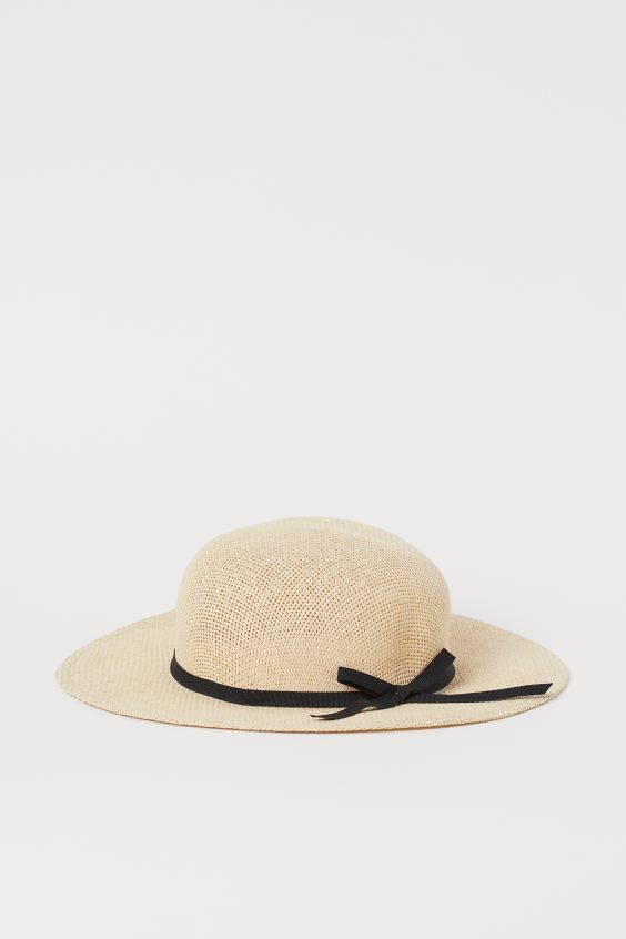 Bow-detail Straw Hat | H&M (US + CA)