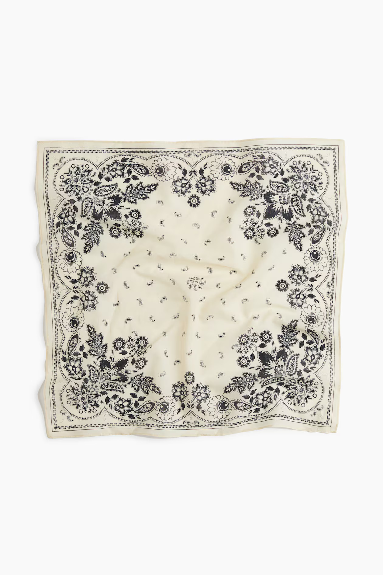 Patterned Cotton Scarf | H&M (US + CA)