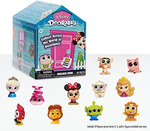 Just Play Disney Doorables Village Peek Pack, Series 4, 5 and 6, Includes 24 Figures, Styles May Var | Amazon (US)