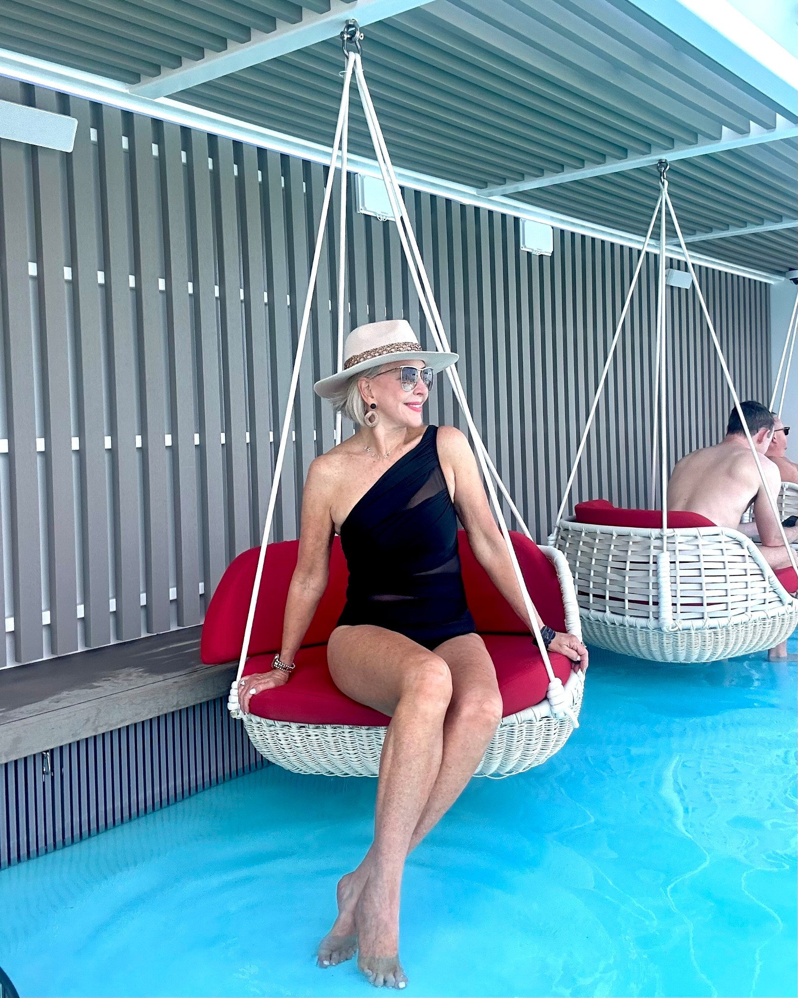 Miraclesuit
Women's Network Jena One-Shoulder Allover-Slimming One-Piece Swimsuit
Summer fedora 