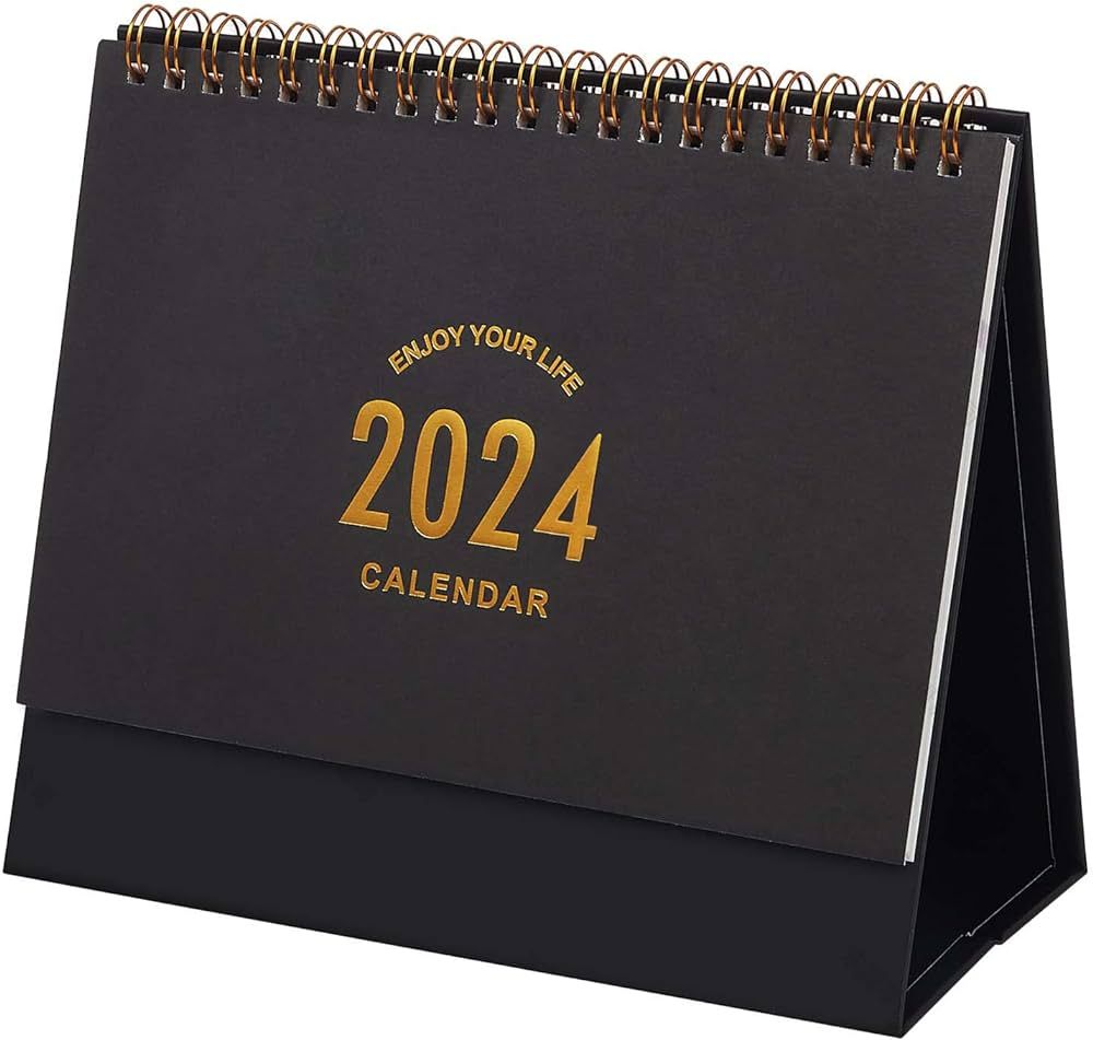 Small Desk Calendar 2023-2024, Standing Flip Desktop Calendar from July 2023 to December 2024 - M... | Amazon (US)