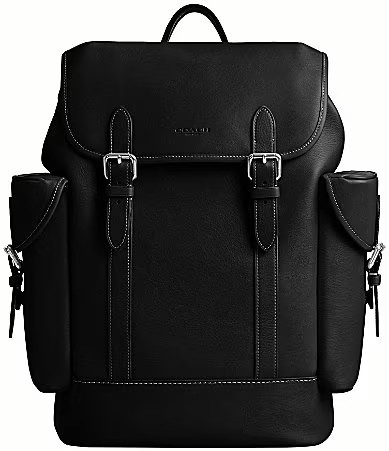 COACH Hitch Leather Backpack - Black | Dillard's