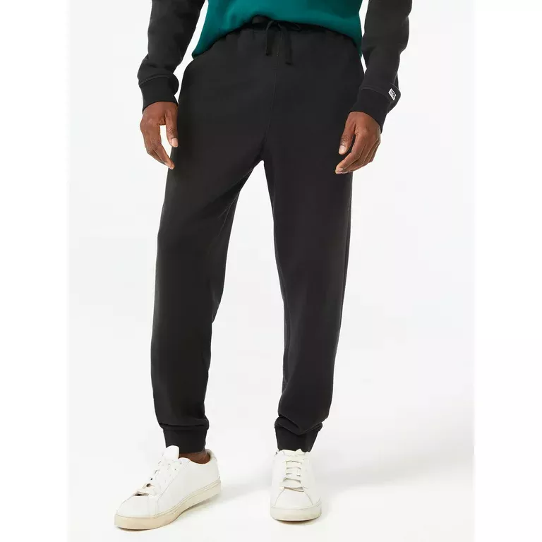 Free Assembly Men's Diamond Quilted Jersey Sweatpants 