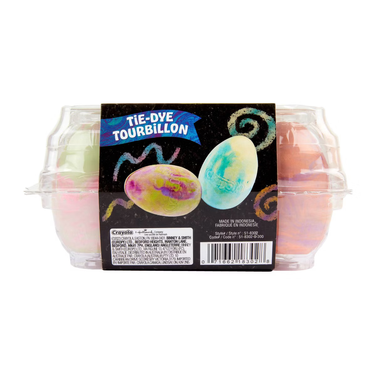 Crayola 6ct Tie Dye Egg Chalk | Target
