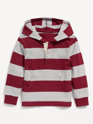 Long-Sleeve Hooded Rugby Polo Shirt for Toddler Boys | Old Navy (US)