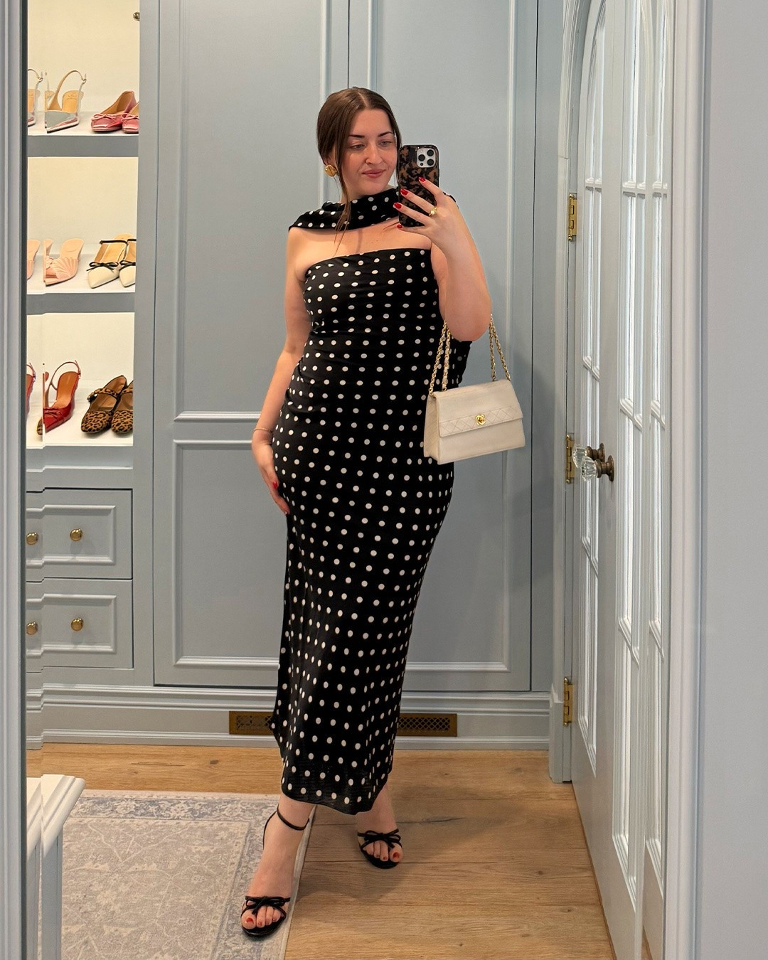 Wedding guest dress inspo / polka dot dress / spring dress / scarf dress / summer dress / midsize 

Sizing: L in dress & shaper shorts

#LTKwedding #LTKdresses #LTKmidsize