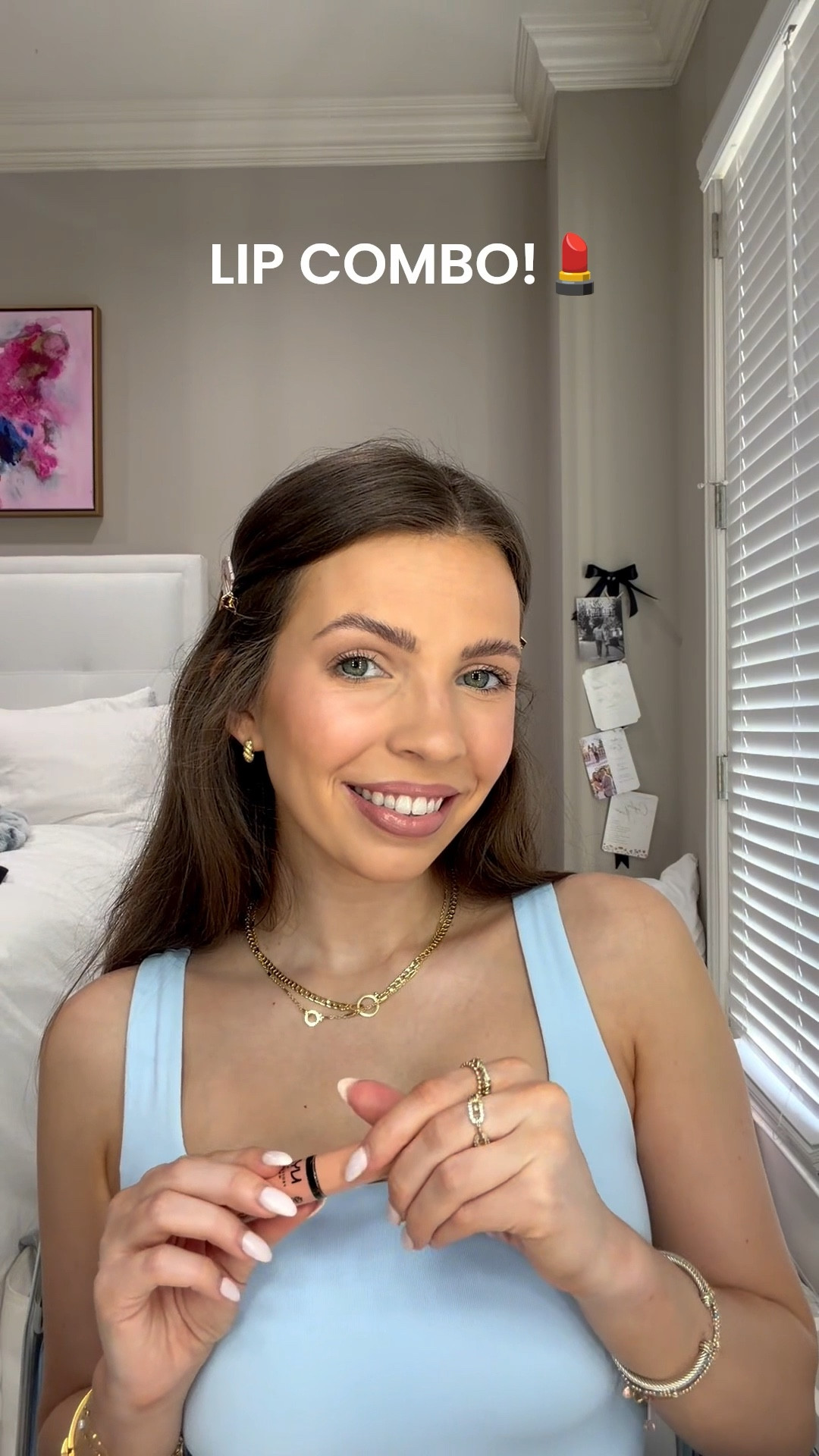 line with CT pillow talk fair & iconic nude, lipstick pillow talk fair all over & kim KW in the center, top with NYX butter gloss fortune cookie!

makeup routine, lip combo, GRWM, charlotte tilbury lipstick, charlotte tilbury lip liner, charlotte tilbury 

#LTKSpringSale #LTKgrwm #LTKBeauty