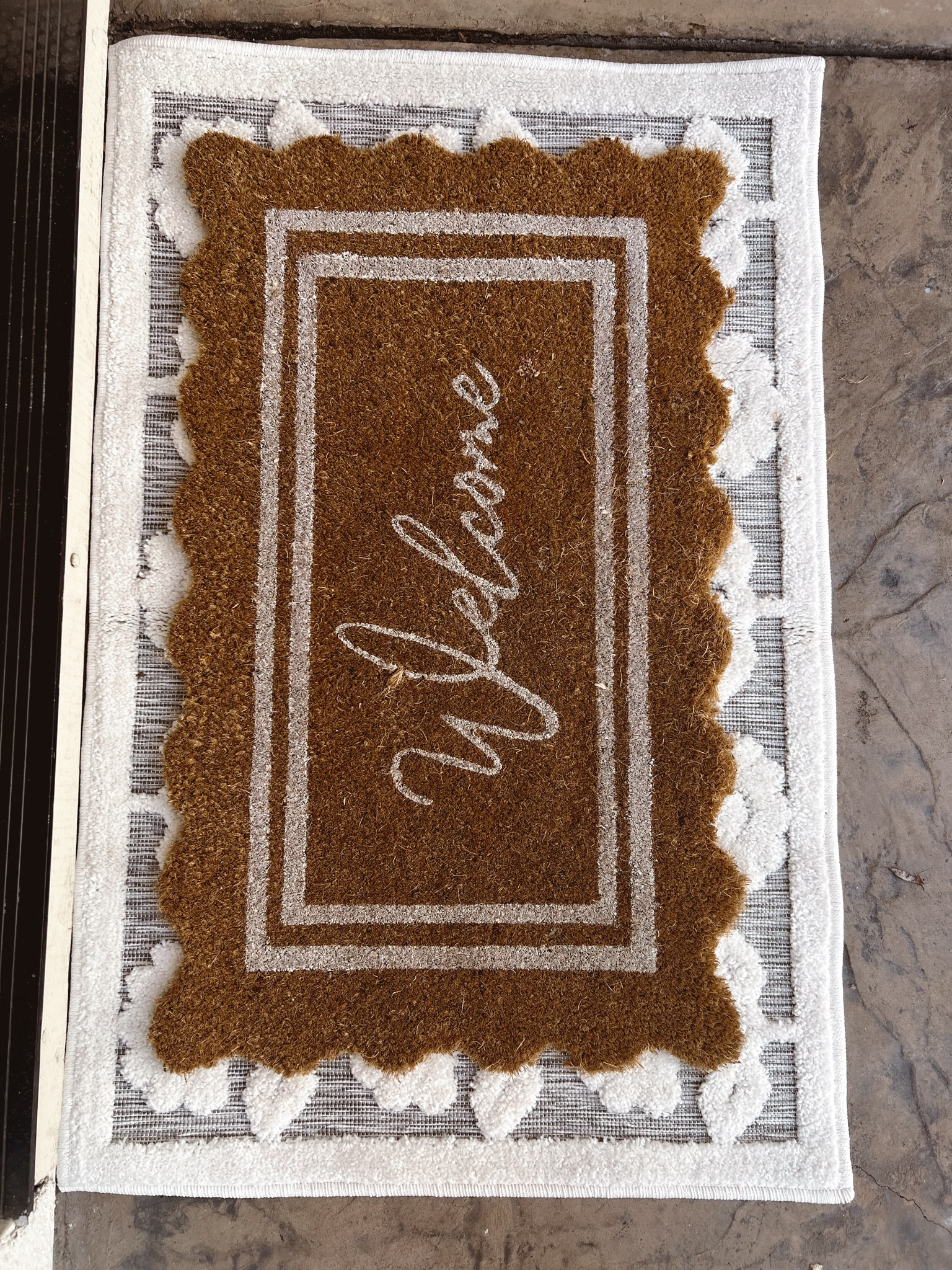 Welcome doormat, entryway 

#LTKxWalmart #LTKHome #LTKSeasonal