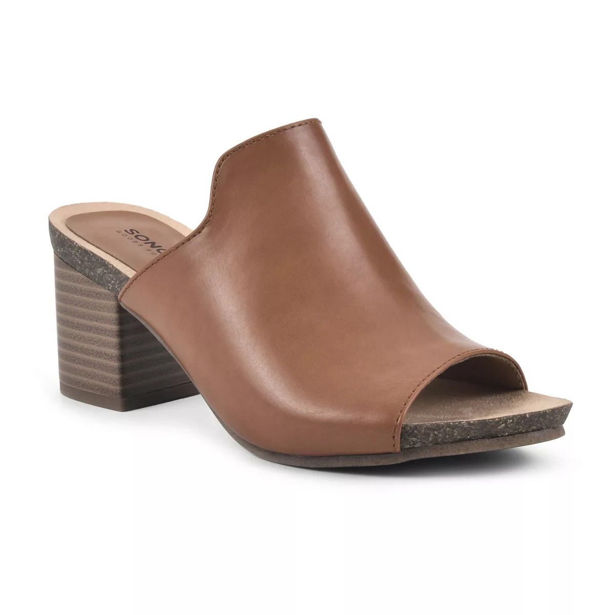 Sonoma Goods For Life® Cream Soda Women's Block Heel Mules | Kohl's