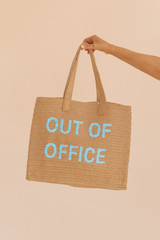 Natural Straw "Out Of Office" Tote Bag - FINAL SALE | Magnolia Boutique