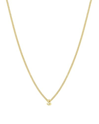 gorjana - Wilder Mini Alphabet Necklace - 18k Gold-Plated or Silver-Plated Brass - Personalized I... | Amazon (US)