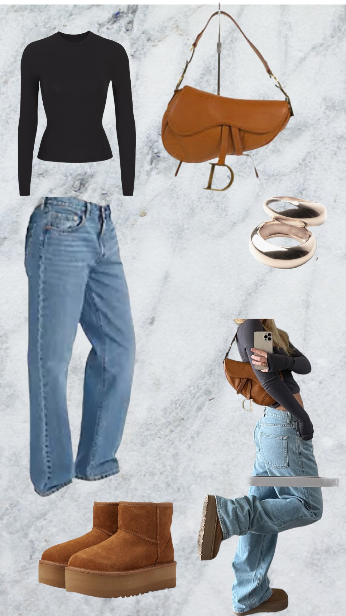 Trendy outfit for winter 2022. My take on this Pinterest inspired outfit. 

#LTKfit #LTKitbag #LTKstyletip