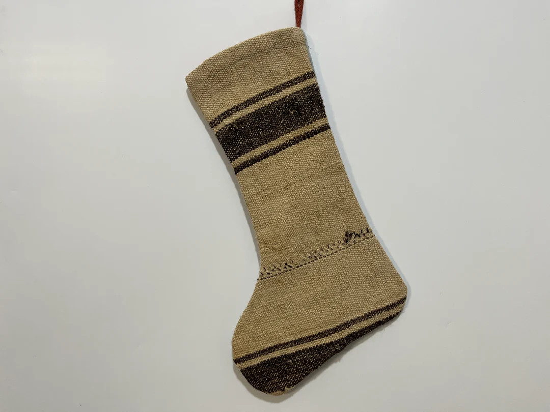christmas stocking, kilim stocking, handmade stocking, turkish stocking, vintage stocking, boho s... | Etsy (US)