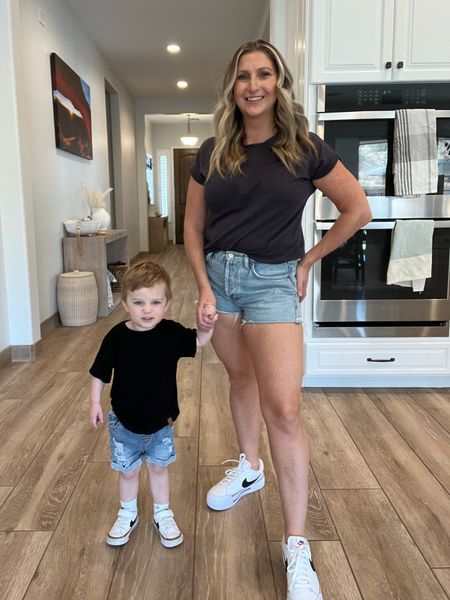Mama and mini matching. 

Everything true to size 

Nike platform legacy
Agolde parker shorts
Z supply t shirt

Dylan is wearing little Bipsy 

#LTKkids #LTKstyletip #LTKfamily
