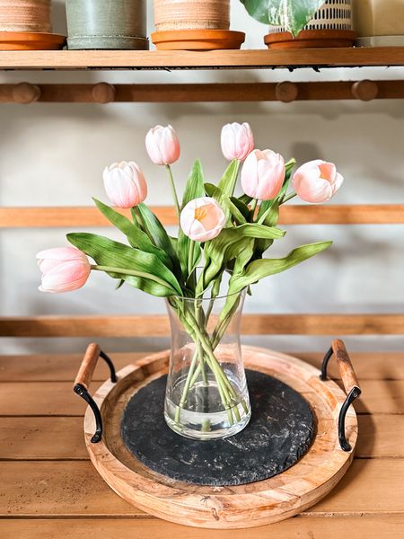 Can we just talk about how beautiful these faux tulips are?!

I can put them in any space in our house to being a pop of color and not have to worry about them.
I usually only enjoy live plants but this tulip vase has my heart.

Tulips, faux tulips, center piece, faux flowers, tablescape


#LTKSeasonal #LTKhome #LTKfindsunder50