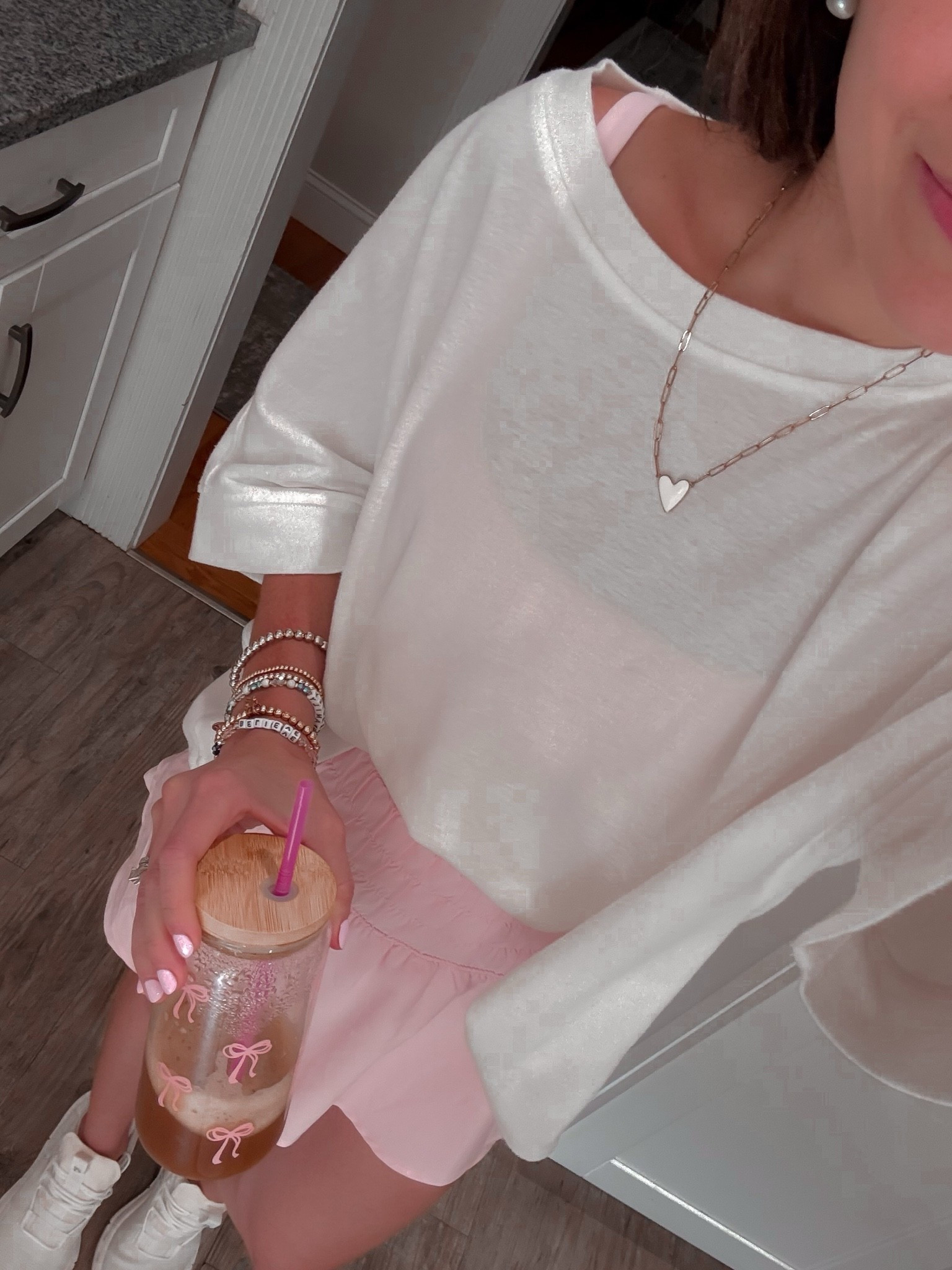 Viral Amazon skort ; mom outfit ; pink skort ; school drop off outfit ; viral Amazon oversized tshirt ; matching set ; crz yoga skort ; pink workout set

#LTKootd #LTKmomlife #LTKActive