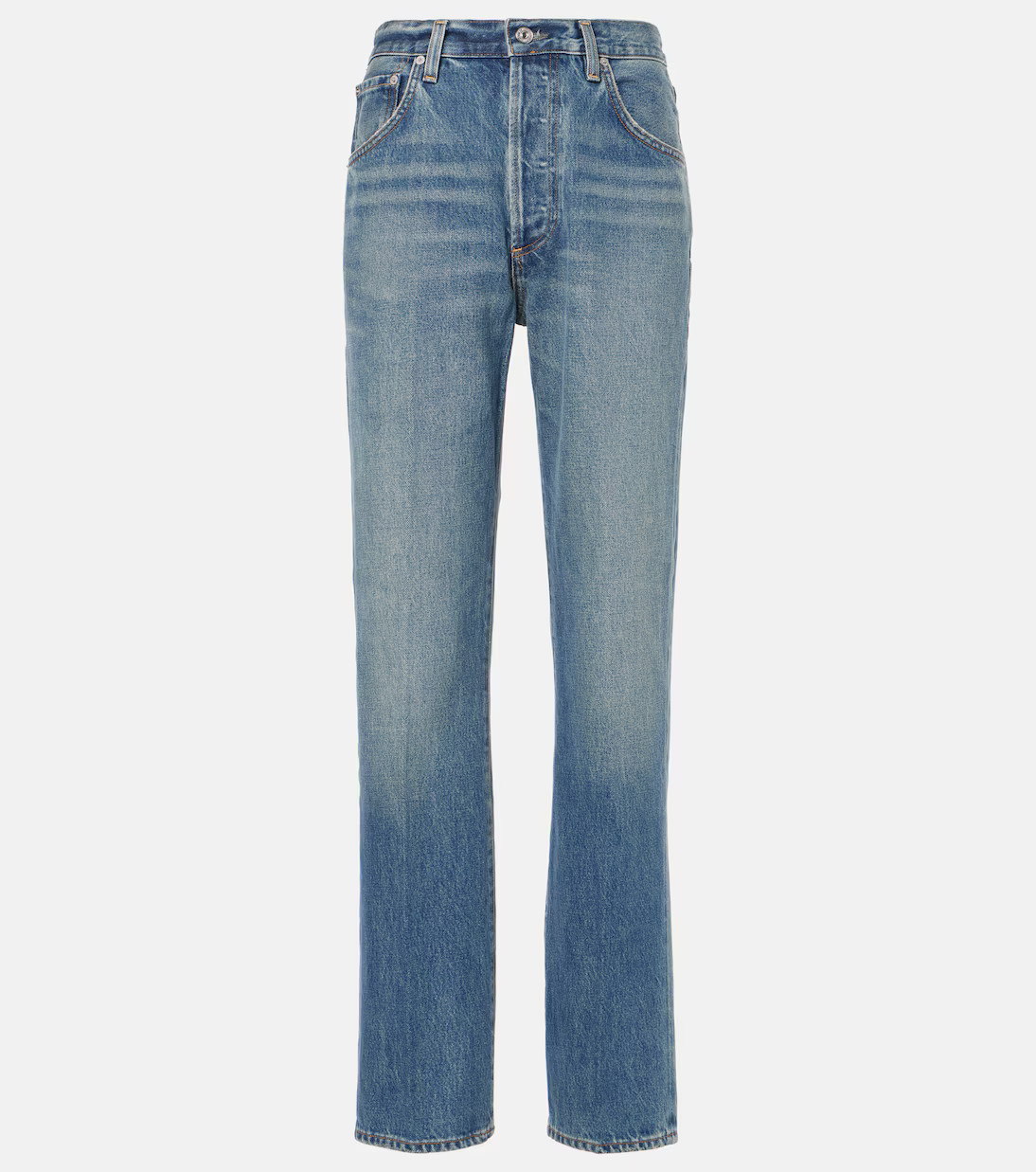 Baretta high-rise straight jeans | Mytheresa (UK)