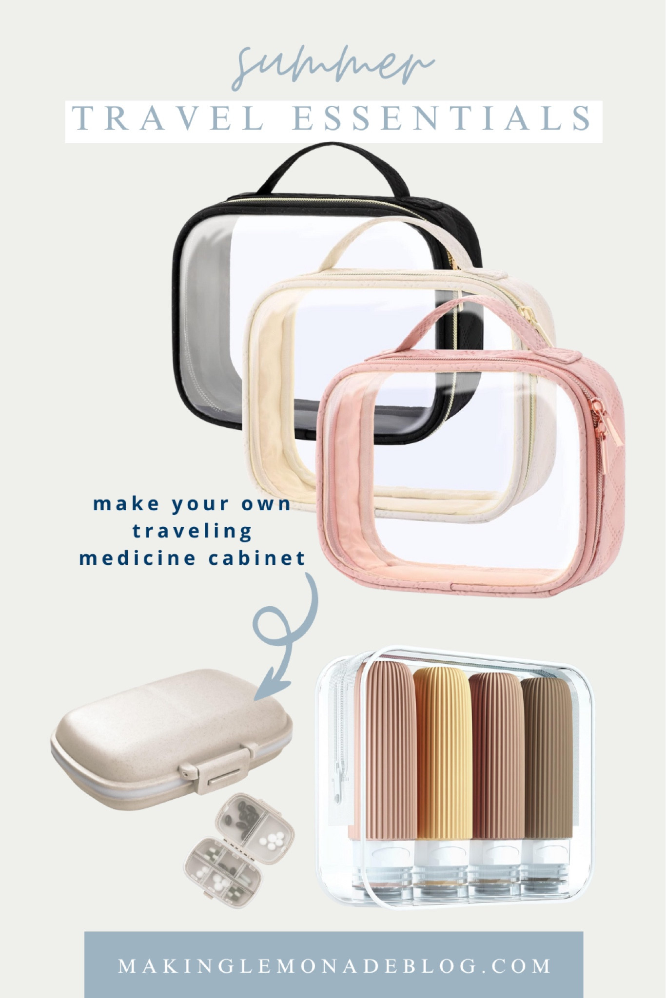 Keep medicine and your supplements on hand and organized even during summer travel. 

#LTKFindsUnder50 #LTKFamily #LTKTravel