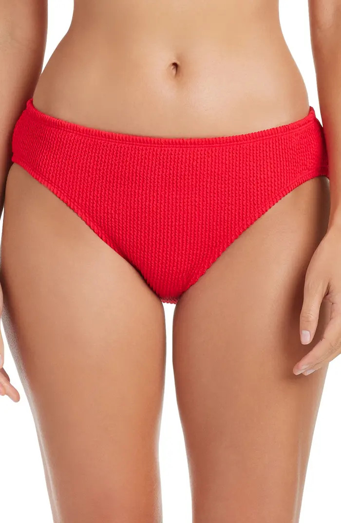 BLEU by Rod Beattie Pucker Up Seersucker Hipster Bikini Bottoms | Nordstrom | Nordstrom