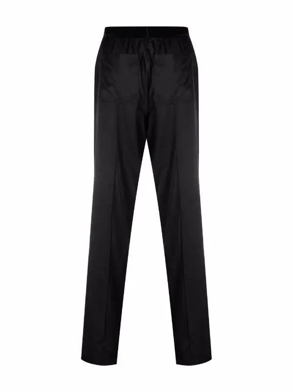 TOM FORD logo-waistband Silk Pajama Trousers - Farfetch | Farfetch Global