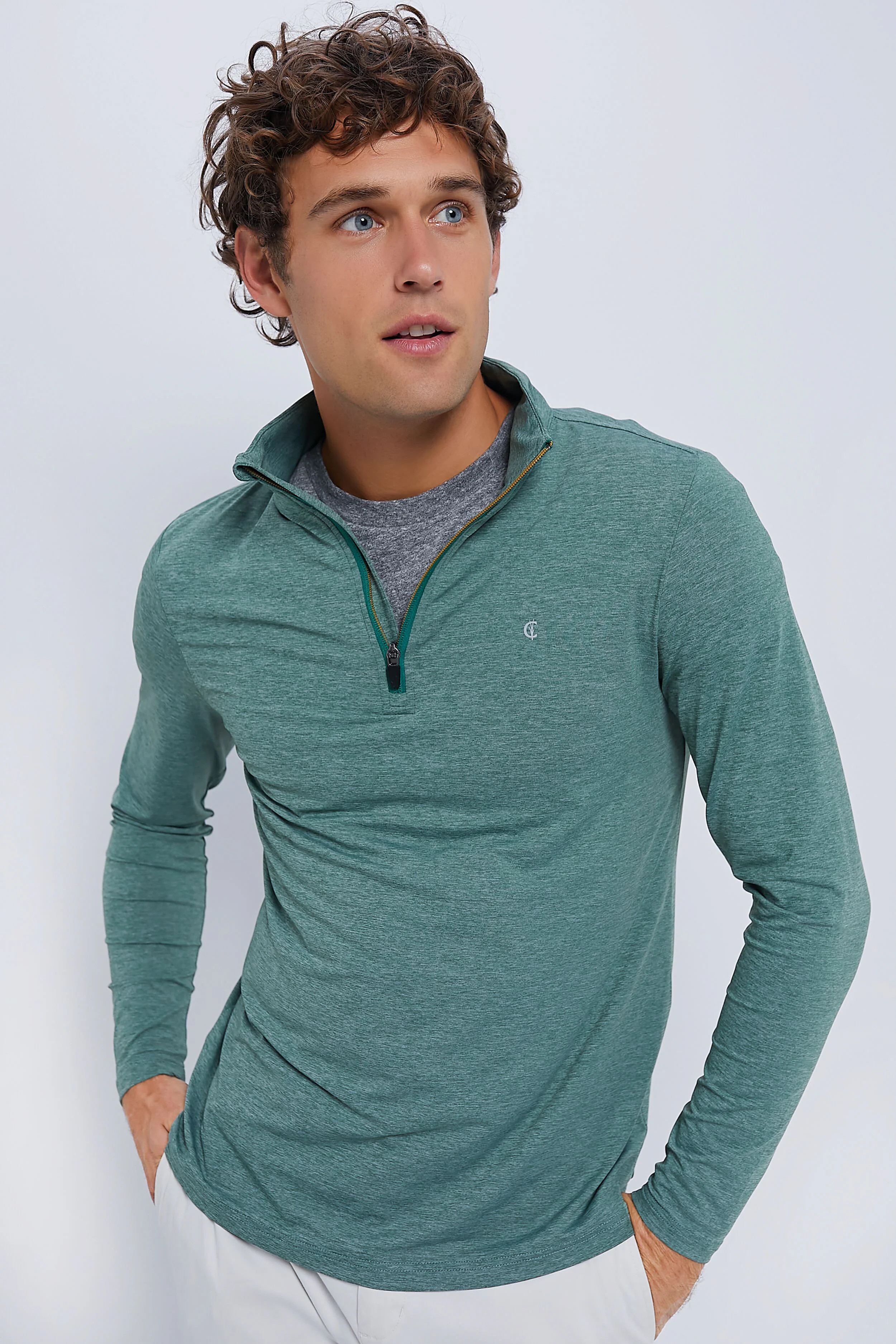 Heather Forest Performance Pullover | Tuckernuck (US)