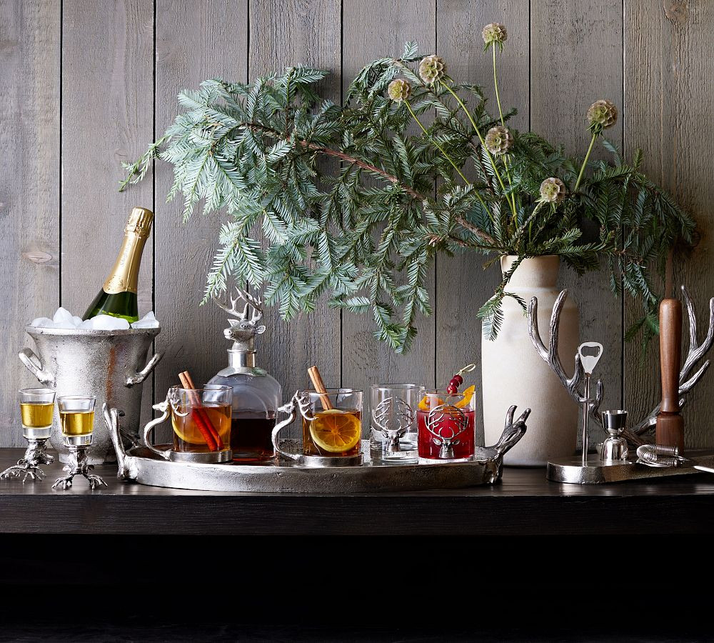 Stag Bar Tray | Pottery Barn (US)