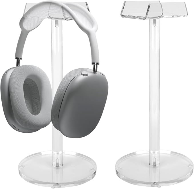 Acrylic Desktop Headphone Holder, Countertop Accessories Stand,Universal for All Music Gaming Hea... | Amazon (US)