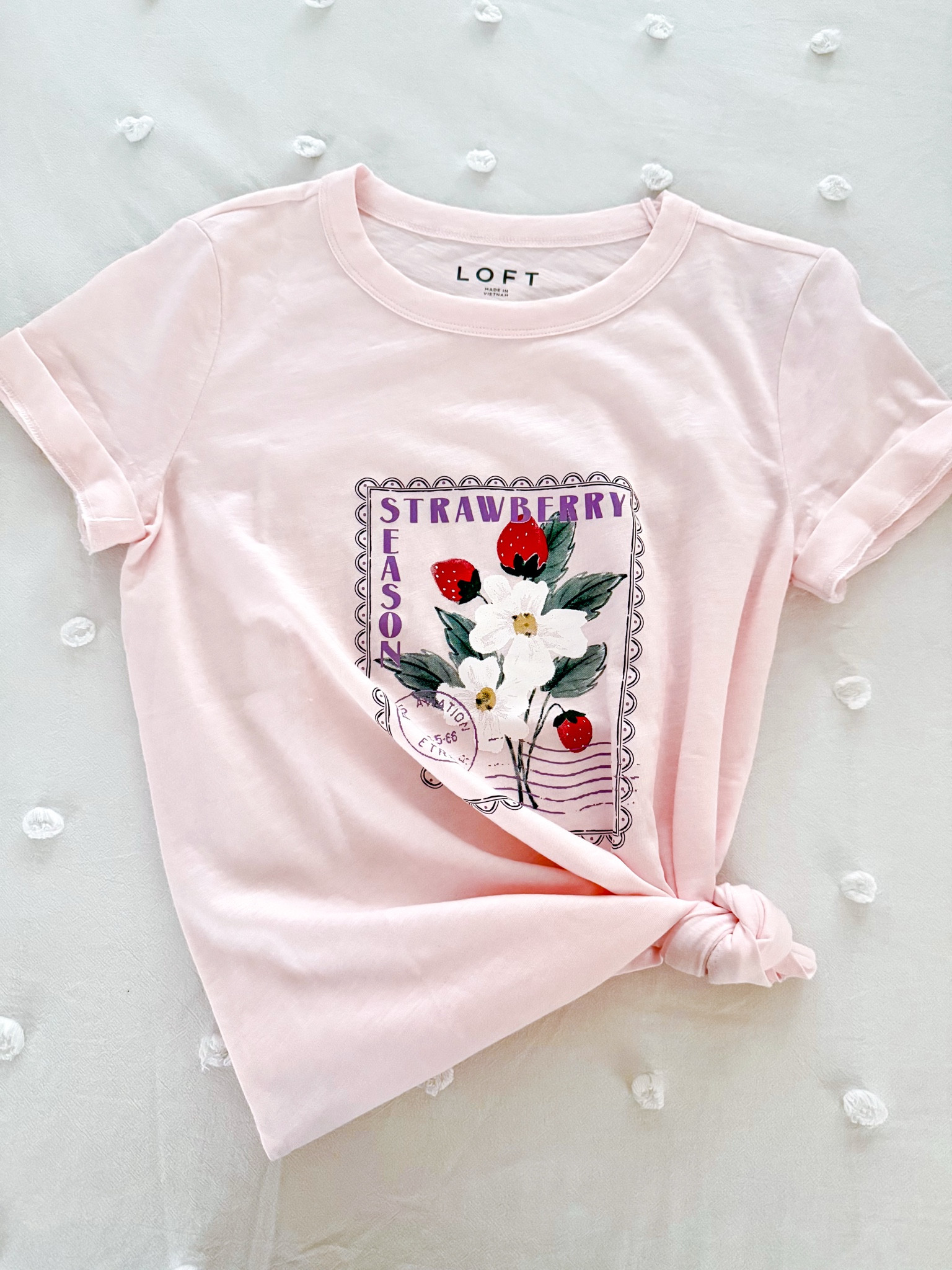 Cute spring tee from Loft. Only $19 now! 

#LTKSaleAlert #LTKSeasonal #LTKFestival