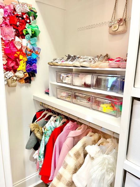 Busy mom hack: hire an organizer! The first thing we do when we organize a kid's closet is remove the items that no longer fit and store them accordingly...and then of course we do all of our other magic tricks that take the space from chaos to 🙌🏼

#LTKbaby #LTKkids #LTKhome